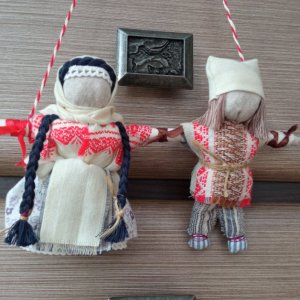 Работа Кукла оберег Неразлучники хендмек