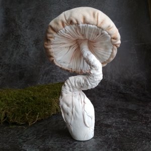 Работа гриб текстильный