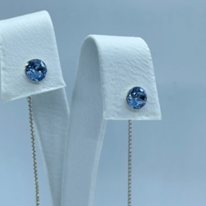 Работа Серьги - протяжки, серебро