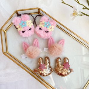 Робота Набір з зайчиками заколки 4