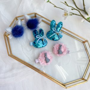 Робота Набір з зайчиками заколки 5