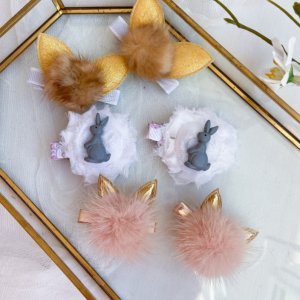 Робота Набір з зайчиками заколки 11