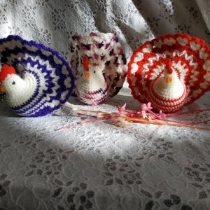 Робота Курочка для пасхальних яєць .Декор до пасхи.Великодній декор