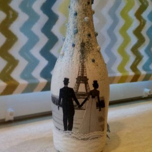 Работа Свадебная бутылка