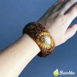 Работа Деревянный браслет Golden