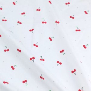 Робота Тканина бавовна для рукоділля дрібні вишеньки