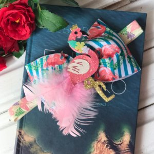 Работа Повязка с фламинго