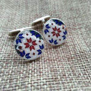 Робота Запонки з емаллю