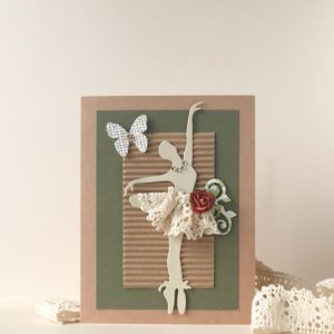 Работа Открытка с Балеринки