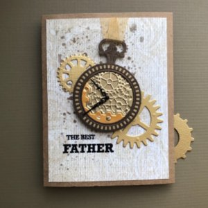 Работа Открытка для папы