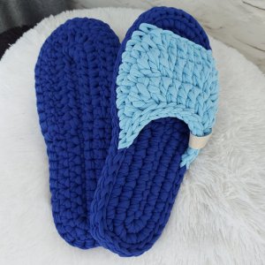 Робота Тапочки для жінок, кольори Лазурь та Барвинок