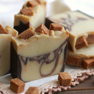 Работа Мыло с нуля "Коричневый сахар"