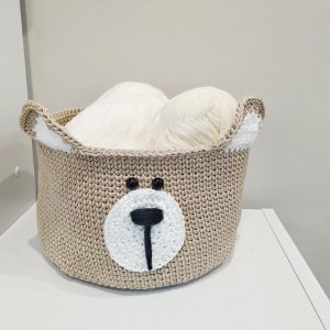Работа Корзина "Мишка", 1 шт