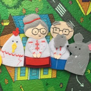 Работа Пальчиковые игрушки из фетра