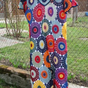 Робота Ажурна в'язане плаття