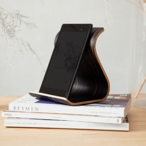 Работа Деревянная подставка для планшета • Sign • Ebony dark
