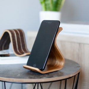 Работа Деревянная подставка для телефона • Sign • Daniellia