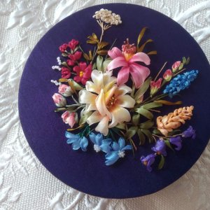 Работа Шкатулка "Лиловые мечты"