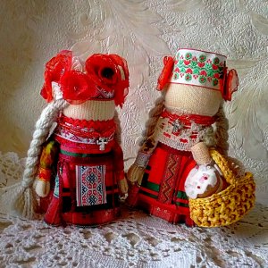 Работа Кукла мотанка.