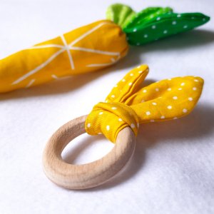 Робота Великодній набір. Еко гризун вушка і морквина текстильна.