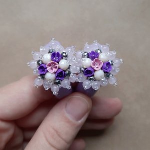 Робота Фіолетові резиночки для волосся, дитячі гумки для волосся