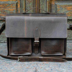 Работа Мужской деловой портфель, Деловая мужская сумка под ноутбук 