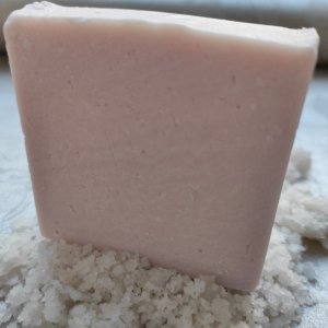 Работа Мыло с розовой морской солью
