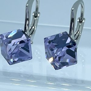 Робота Кубики срібні сережки 