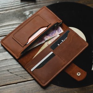 Робота Портмоне з натуральної шкіри
