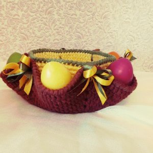 Работа пасхальная корзинка