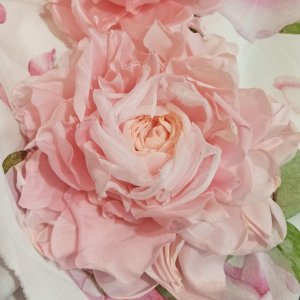 Работа Шёлковая роза "Ангел"