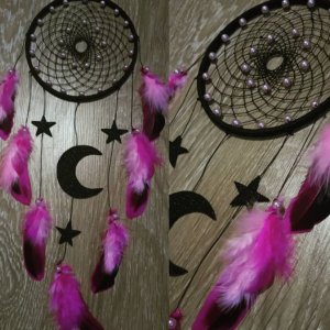 Работа Ловец снов с месяцем))) ❤️