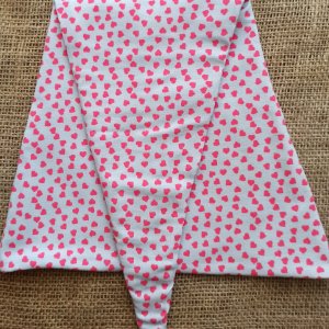 Работа Ночной колпак Сердечки, шапочка для сна