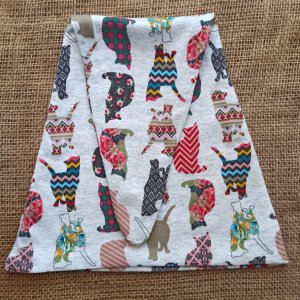 Работа Ночной колпак Цветные котики, шапочка для сна