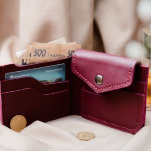 Работа Женский мини-кошелек ручной работы