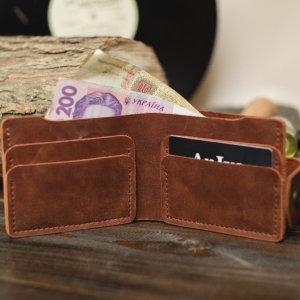 Робота Компактний чоловічий гаманець ручної роботи