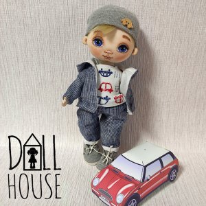 Робота Текстильна лялька хлопчик