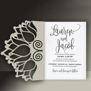 Работа Приглашение "Тюльпан"