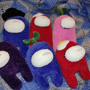 Робота Among Us великі плюшеві іграшки