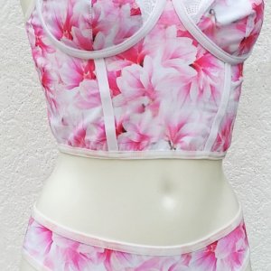 Работа Комплект Магнолия, хлопок, кружево