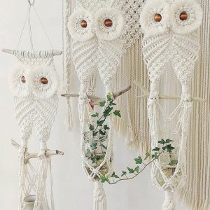 Работа Сова макраме