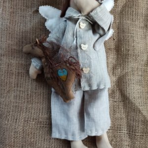 Работа Сонный ангел Марк с лошадкой