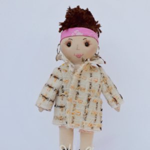 Работа Кукла с одеждами, подарок девочке