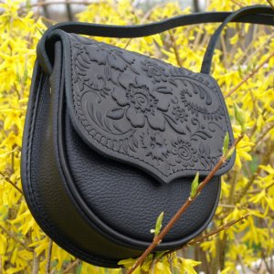 Робота чорна  сумка шкіряна  Софійка