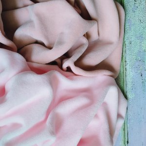 Робота Набір бавовняного велюру пудра і світло-рожевий