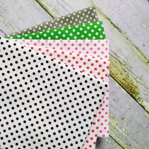 Робота Базовий набір бавовняної тканини в горошок