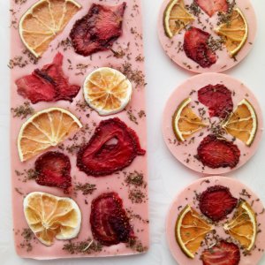 Работа Шоколадный набор "Клубничный мохито"