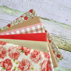 Робота Набір бавовняної тканини для рукоділля з 6 шт.