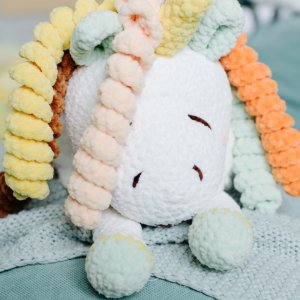 Работа Пижамницы Единорог (Хранитель пижамы), игрушка для сна.