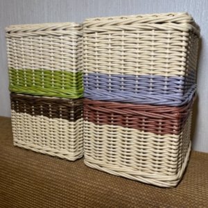 Робота Плетена коробка для зберігання речей «Акцент» маленька